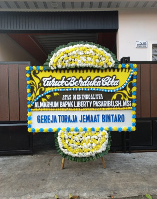 Papan Bunga Duka di Peso